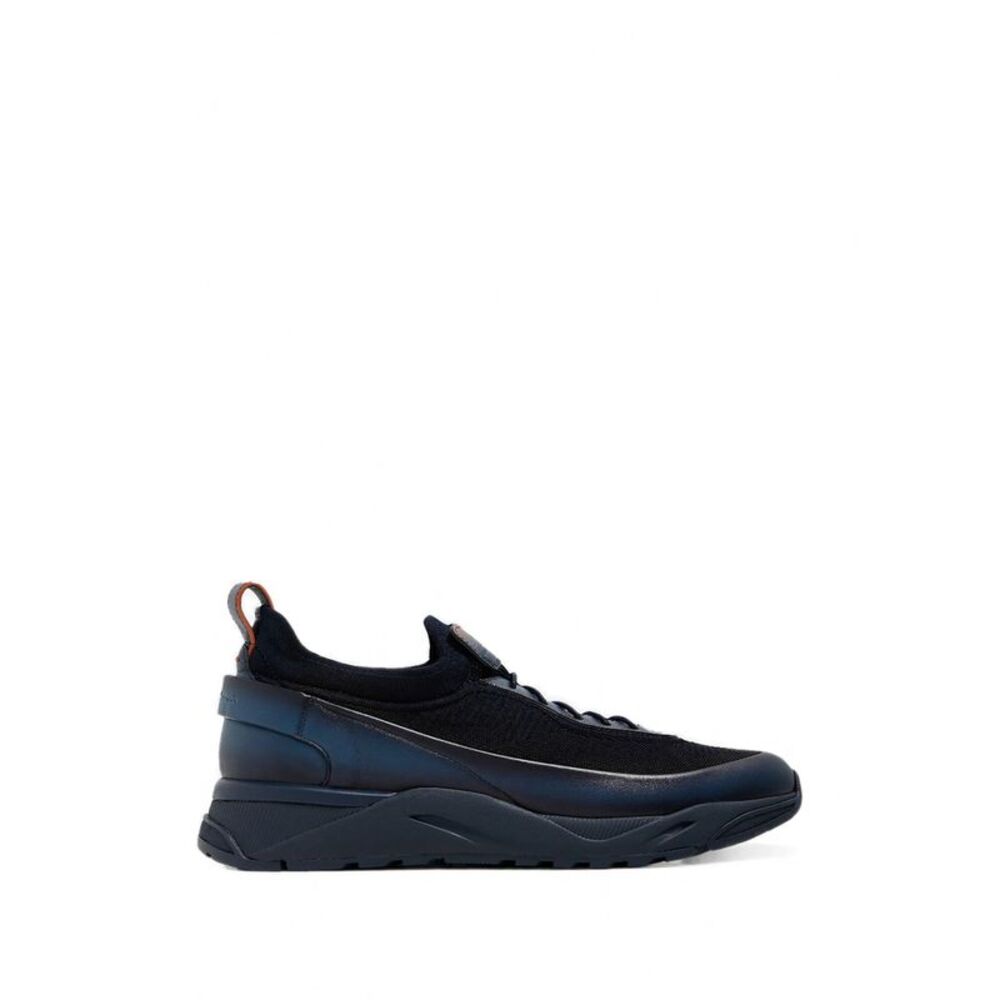 Santoni Blue Trainers - Low-Tops Men